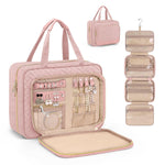 Toiletry Bag for Women, Hanging Travel Toiletry Bag with Jewelry Organizer