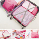 9Pcs Clothes Storage Bags Water-Resistant Travel Luggage Organizer Clothing Packing Cubes