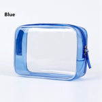 1pc Transparent PVC Bags; Clear Travel Organizer Makeup Bag Beautician Cosmetic & Beauty Case Toiletry Bag; Wash Bags