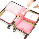 9Pcs Clothes Storage Bags Water-Resistant Travel Luggage Organizer Clothing Packing Cubes