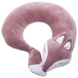 Travel Pillows Cartoon Planes Fox Animal U-Shaped Neck Pillow