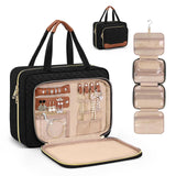 Toiletry Bag for Women, Hanging Travel Toiletry Bag with Jewelry Organizer